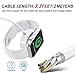 ATETION Watch Charger, iWatch Charger Charging Cable, Magnetic Wireless Portable Charger Pad 3.3 ft/1.0m Charging Cable Cord for iWatch Series 4 3 2 1 All 38mm 42mm iWatch …