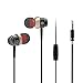ELE Earbuds Earphone, Wired In-Ear Noise-isolating Stereo Headphones with Universal Mic (Black)