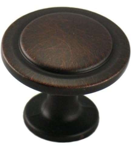 Modern Round Mushroom Drawer Black Zinc Alloy Big Brushed Bronze Round Knobs Furniture Handle Cabinet Pulls For Kitchen Door