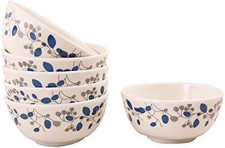 WHITE GOLD Melamine 4.5 INCH Round Small Curry Bowl 1802 - Florine (6 Pcs)