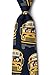 School Bus Navy Blue Microfiber Tie