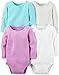 Carter's Baby Girls Multi-Pack Bodysuits, Assorted, New Born