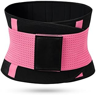 Shape Mi Waist Shaper and Trimmer Belt for an Hourglass Shape (Rose, Extra Large)