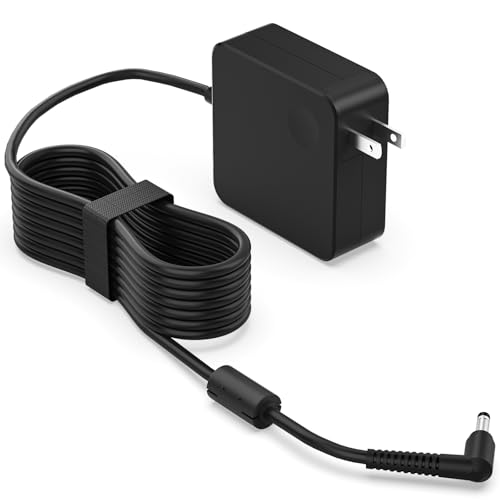 FAATAA 65.7W Charger for Lenovo Laptop 65W/45W, Round Tip AC Adapter for IdeaPad 1/3/5, Slim 3/5/7, Flex/Pro Series, S/C Series