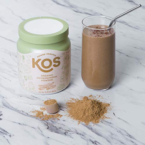 image for KOS Organic Ashwagandha Powder - Natural Anxiety Relief, Mood Enhancin