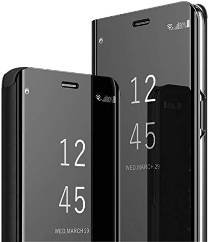 Samsung Galaxy Note 9 Clear View case,PC Hard Shell Shock-Absorption Anti-Scratch Case, Mirror Makeup Case for Samsung Galaxy Note 9 (1)
