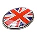 ArtMuseKitsMikash British Flag Union Jack Oval Shape Metal Car Emblem