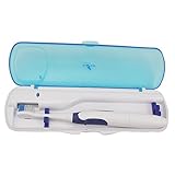SEAGO Portable Toothbrush Uv Sanitizer and Holder with Timer, Only 6-8 Minutes to Kill Germa & Bacteria up to 90%, Manual Toothbrushes Storage Suitable for Home or Travel Use.