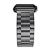 VIPPLUS Compatible for Apple Watch Band 38mm/40mm Stainless Steel Strap Bracelets Wristband with Durable Folding Metal Clasp for Apple Watch Series 4/3/2/1 Black