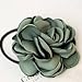 LOVEF Jewelry Women Girl 6pcs（Mixed Color Cloth Rose Flower Design Ponytail Holders Hair Tie Assorted Rope Rubber Bands Accessories