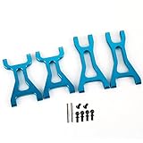 SkyQ 4pcs RC Front/Rear Lower Suspension Arm for 1/18 WL A949 A959 A969 A979 K929 Blue