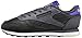 Reebok Women's Cl Lthr Eb Fashion Sneaker, Black/Coal/Ash Grey/Ultima, 7.5 M US