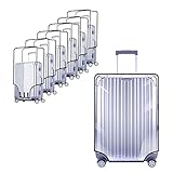 PVC Luggage Protector Cover Clear Suitcase Cover Protector Fit Most 20'' to 30'' Luggage (30inch)