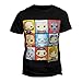 HBO'S Game of Thrones Men's Funko Character Boxes T-Shirt, Black,Large