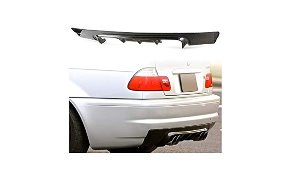 Amazon Com Carbon Fiber V Style Rear Bumper Diffuser For Bmw E46 M3 Coupe 2d Automotive