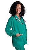 Adar Universal Round Neck Warm-Up Scrub Jacket (Available in 39 colors)