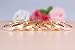 Cugbo Designer Inspired Stainless Steel Bangle Bracelet for Women or lovers sweethearts (Rose Gold)