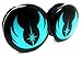 Star Wars Jedi Order Symbol Ear Plugs - Blue - Acrylic Screw-On - 10 Sizes - Brand New *Pair*