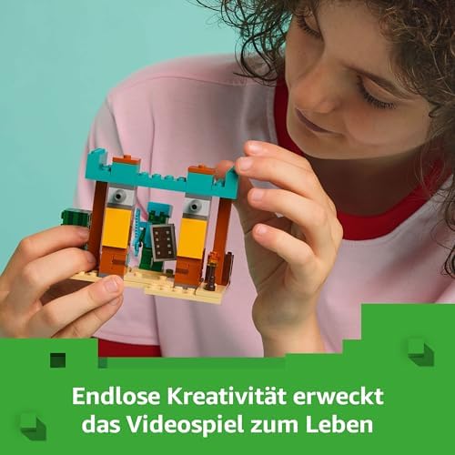 Minecraft Die Illager-Wüstenpatrouille - Gaming Spielzeug mit Figuren, darunter EIN Plünderer, EIN Vindikator und EIN Kaktusritter - Gamer Geschenk für Jungen und Mädchen ab 7 Jahren - 21267