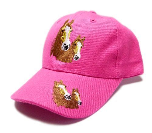 Française Casquette pour Enfant Motif Chevaux Rose cappy h ...