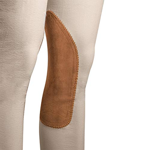 ELATION Show Breeches for Women Platinum Chelsea - Ladies Hunter Breeches for Incredible Performance Breeches, Comfort and Style (Tan, 28R)