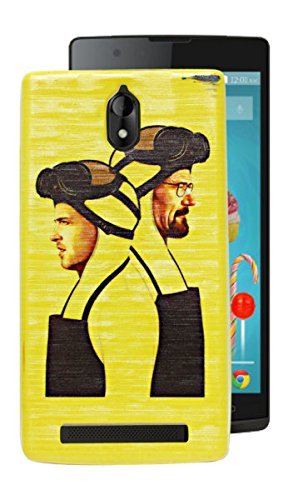 ECellStreet Silicon Soft Back Case cover For Lava Alfa L - Man In Yellow