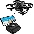 Potensic Drone con Cámara HD, Mini Drone con Modo de Inducción de Gravedad, FPV WiFi 2.4G, Altitud Hold, Modo sin Cabeza, Una Tecla de Despegue y Aterrizaje, Regalo Juguetes para Navidad, A20W Negro