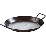 Lodge Carbon Steel Skillet, Pre-Seasoned, 15-inch,Black