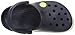 Crocs unisex child Kids' Crocband Clog, Navy/Citrus, 2 Little Kid US