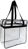Clear Tote Bag 12 X 12 X 6 NFL Stadium Approved.