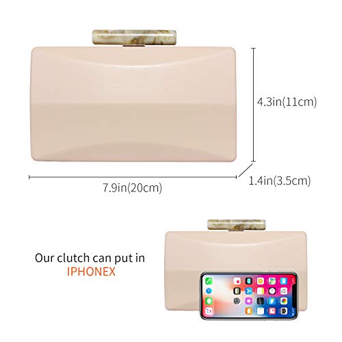 K.T.Fancy Clutch Purses for Women Evening Bag Crossbody Shoulder Handbags for Wedding Party