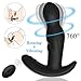 Anal Vibrator Prostate Massager with 10 Modes of Stimulation and 3 Rotating Seeds Silicone P spot Anal Butt Plug Perineum,G-spot Butterfly Vibrator Sex Toy for Men,Women