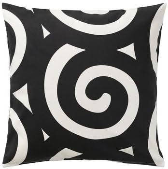 Ikea Tradklover Throw Pillow Cover Cushion Sleeve Black White Abstract NEW by Tradklover