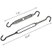 DOEWORKS Sun Shade Sail Kit 8 Inches for Rectangle or Triangle Sails, Heavy Duty Stainless Steel for Outdoor Using