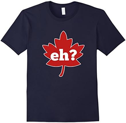 Mens eh shirt Canada Day t-shirt Canadian pride red maple leaf XL Navy