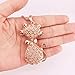 QTMY Cute Opal Cat Pendant Long Necklace for Women Girls Kids,Statement Fashion Jewelry