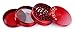 Kingtop Herb Spice Grinder Large 3.0 Inch Red