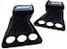 AEOLOS Leather Hand Grips-Perfect for Gymnastics,Weight Lifting,Pull Ups,Kettlebells and CrossFit Training (Black, M)