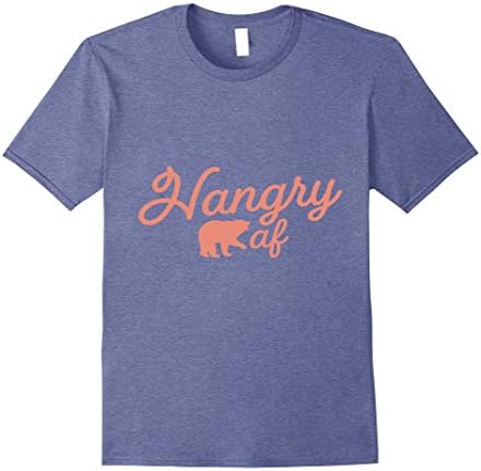 Mens Hangry AF Shirt in 2 colors for Men and Women XL Heather Blue