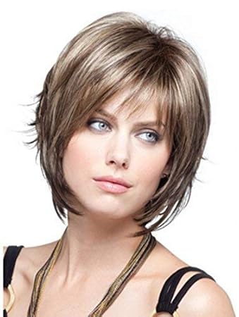 Amazon Com Smartfactory Short Dark Brown Peruvian Curly Human