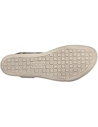 ECCO Damara Sandalia plana con 2 correas para mujer