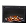 Napoleon NEFB24HG-3A Cinema Glass Series Built-In Electric Fireplace, 24 Inch
