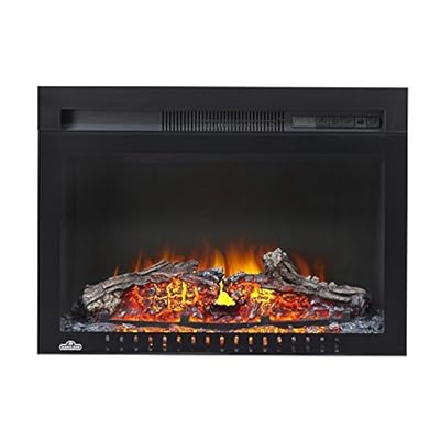 Napoleon NEFB24HG-3A Cinema Glass Series Built-In Electric Fireplace, 24 Inch