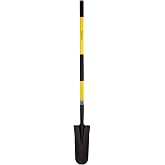 Nohovu Shovel for Digging, Heavy Duty Shovel with Fiberglass Handle, 58 Inches
