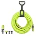 Flexzilla Garden Hose Kit with Quick Connect Attachments, 1/2 in. x 50 ft., Heavy Duty, Lightweight, Drinking Water Safe - HFZG12050QN, Green