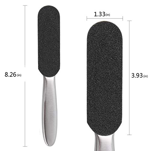 Dr.Nail Pedicure Foot File Callus Remover for Feet Dead Skin Professional Pedicure Kit Double Sided Metal Foot Rasp Foot Scrubber Pedicure Tools - Thumbnail 5