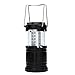 High Quality 2 Count Ultra Bright Camping Lantern which for Hiking, Emergencies, Hurricanes, Outages, Storms, Camping and Multi Purpose - Black - Divine LEDs