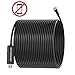 5.0MP USB Endoscope, 50FT 8.5mm Borescope, IP67 Waterproof Inspection Camera with Semi-Rigid Cable and 6 Adjustable LEDs, Snake Camera for Pipe Sewer Automotive Vent Inspection