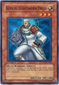 Yu-Gi-Oh! - Aurkus, Lightsworn Druid (LODT-EN081) - Light of Destruction - 1st Edition - Super Rare