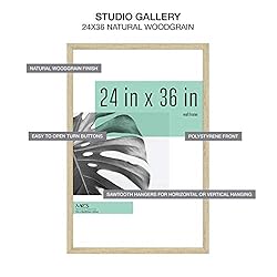 MCS Studio Gallery Frame, Natural Woodgrain, 24 x